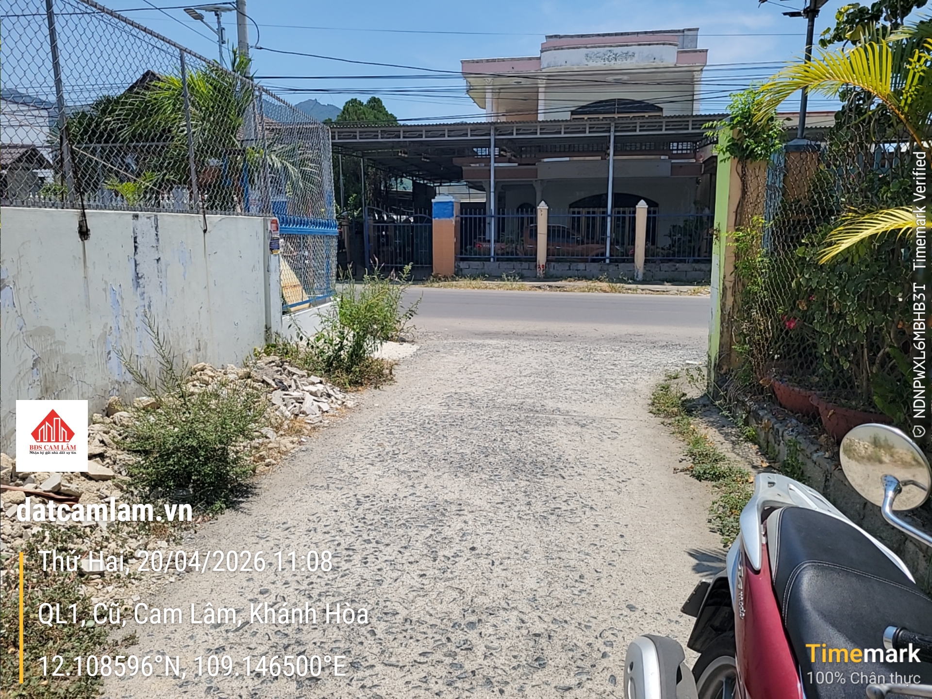 Bán đất nền Cam Lâm 108m2 , sổ hồng thổ cư, gần Đầm Thủy Triều, giá chỉ 1ty490