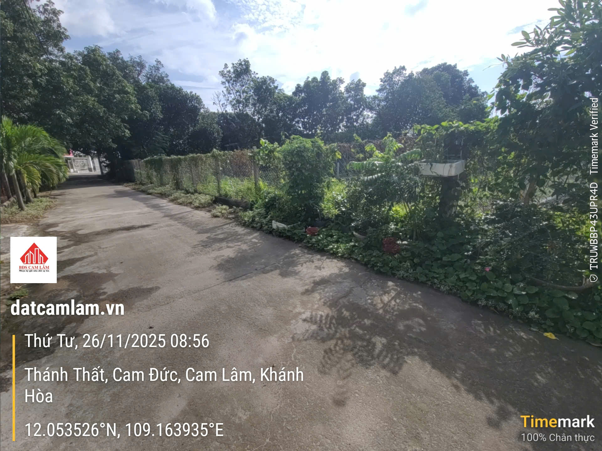 Đất thổ full Cam Lâm ven đầm Cam Đức, quy hoạch đường lớn giá đầu tư