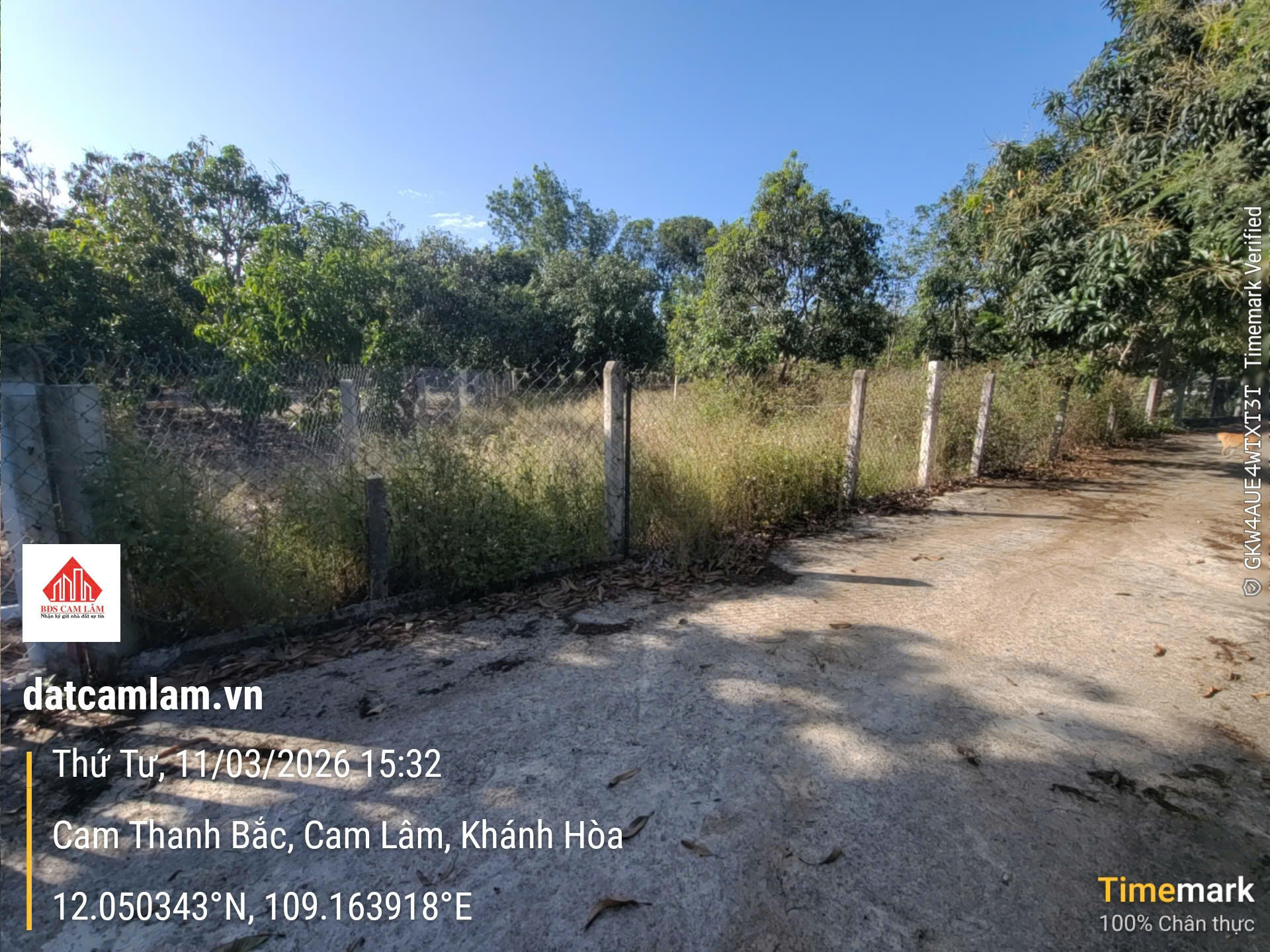 Đất thổ cư 200m2 thôn Tân Thành Cam Thành Bắc phía Đầm giáp Cam Đức giá tốt 2ty868