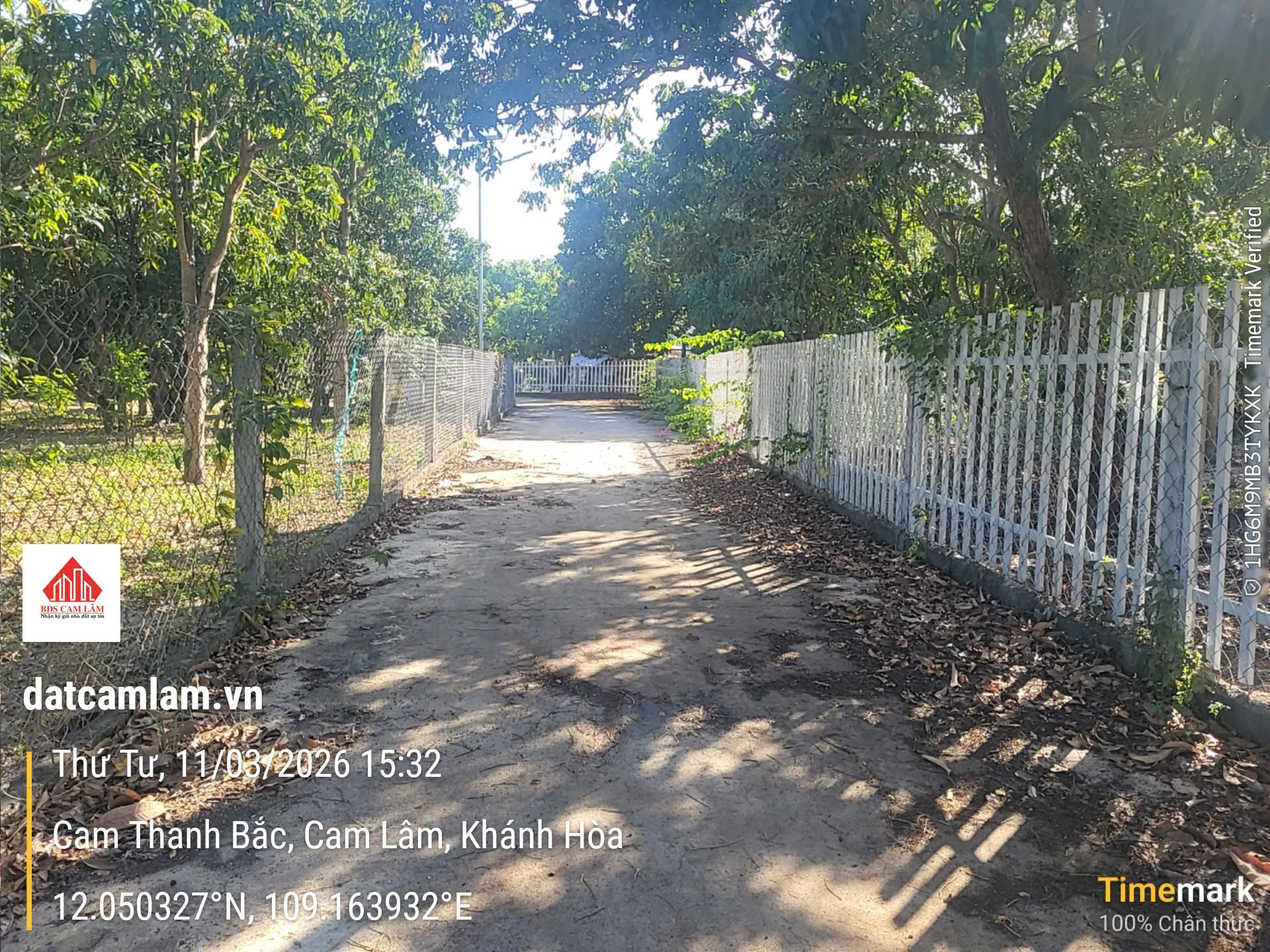 Đất thổ cư 200m2 thôn Tân Thành Cam Thành Bắc phía Đầm giáp Cam Đức giá tốt 2ty868